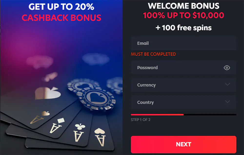 Registration 1Red Casino 1Red Casino Registration