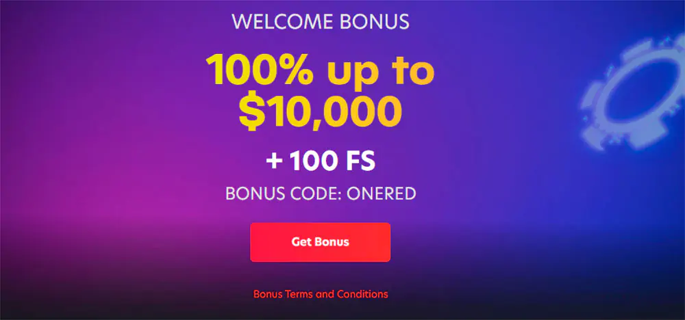 Welcome Bonus 1Red Casino 1Red Casino Welcome Bonus