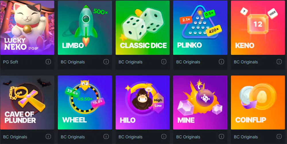 Real money games at BC.Game Casino BC.Game Casino Real money