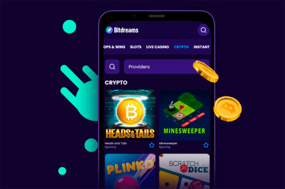 Mobile App at BitDreams Casino BitDreams Casino mobile app