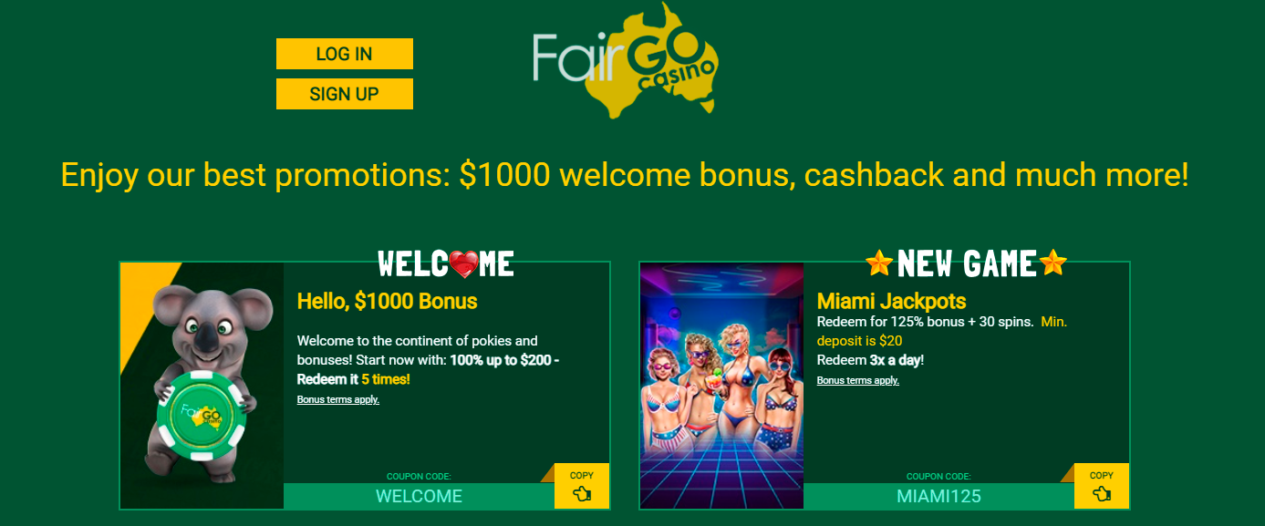 Fair Go Bonus Fair Go Bonus