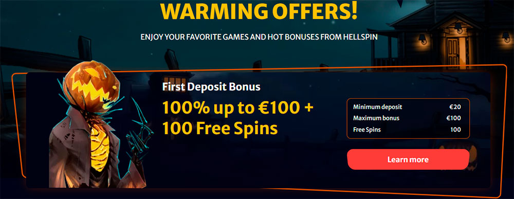 Casino Hell Spin Welcome Bonuses Hell Spin Welcome Bonus