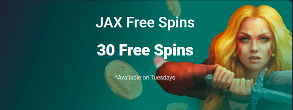 Free spins at Jax casino Jax casino Free spins