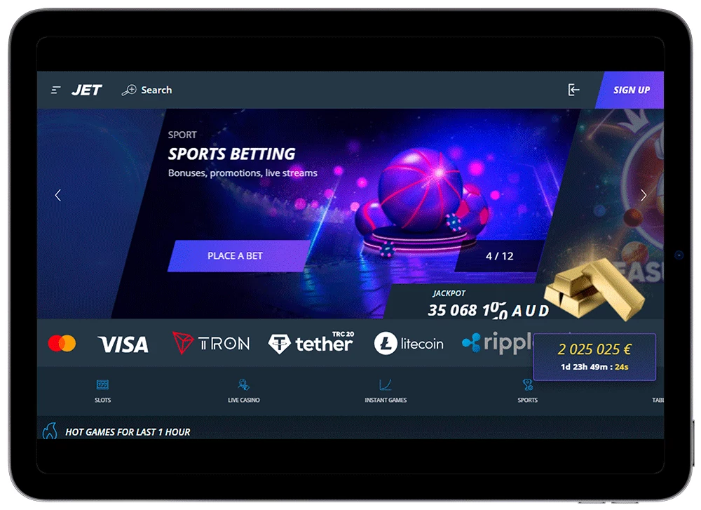 Explore Jet Casino's Mobile Version with Seamless Gaming Features Jet Casino Mobile Version Features