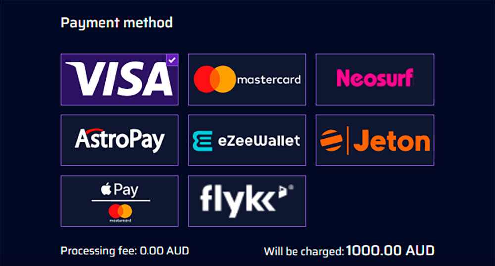 JustBit Casino Payment Methods Payment Methods at JustBit Casino