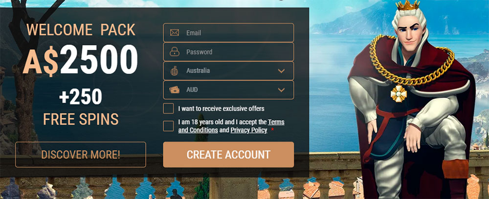 Casino King Billy Welcome Bonuses King Billy Welcome Bonus