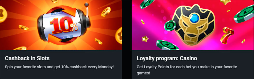 Other bonuses at Leon Casino Leon Casino promo