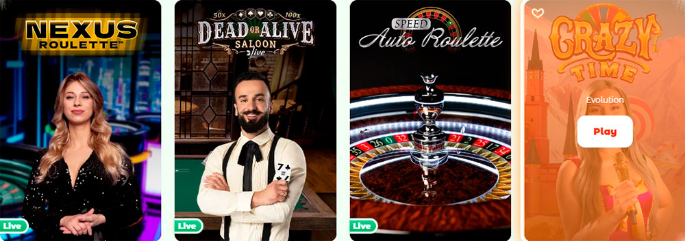 Neon54 casino Live Live casino Neon54