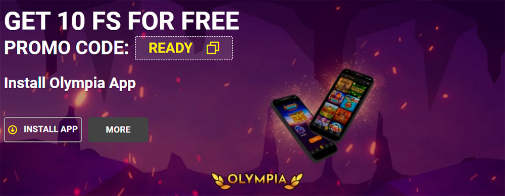 Mobile application Olympia Casino Olympia Casino Mobile App