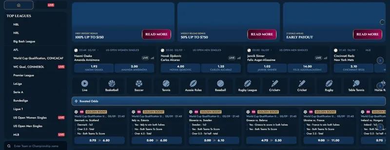 Sport betting at Rich Royal casino - An accessible opportunity to conveniently bet on your favorite sports team Online sport betting on the Rich Royal casino website