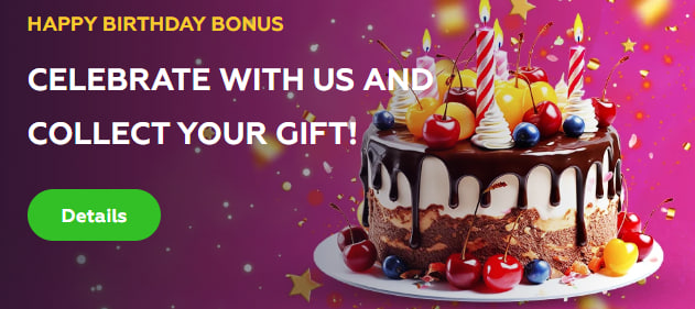 Playfina Birthday Bonus