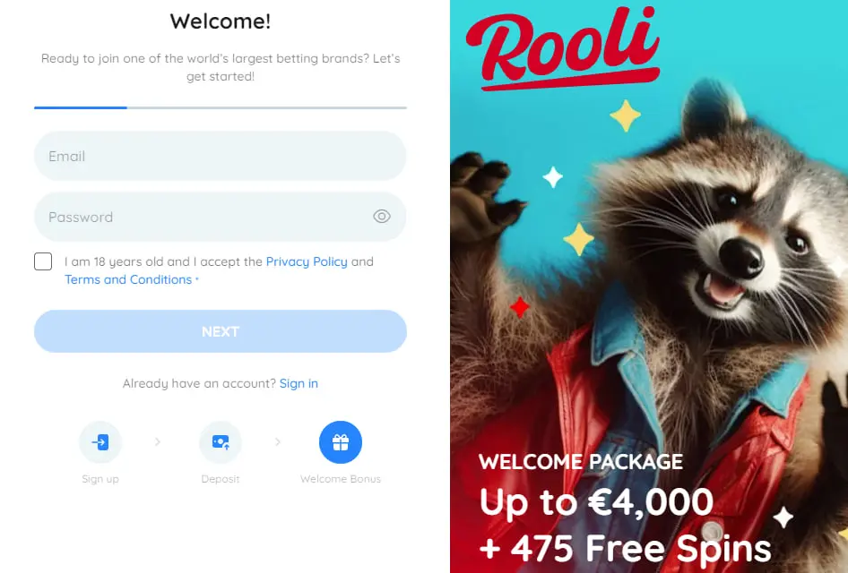 Registration Rooli Rooli Registration